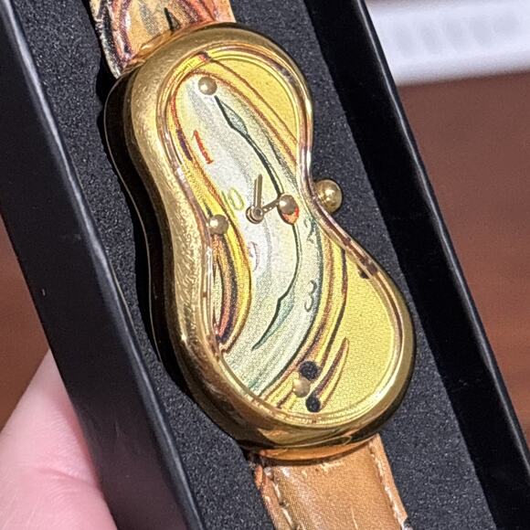 Salvador Dali Softwatch By Exaequo Geneve Melting Watch 92009 Box manual - Picture 3 of 12